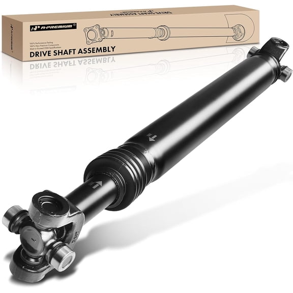 A-Premium Front Driveshaft Assembly Compatible with Chevrolet GMC K1500 1995-1998 K2500 1995 Tahoe Yukon 1995 1996 Manual Transmission