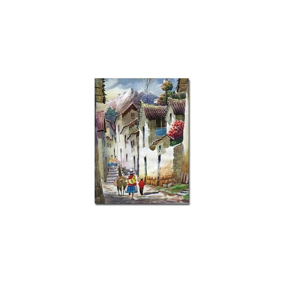 Trademark Fine Art Masters Fine Art Cuzco I Canvas Wall Art - 14x19