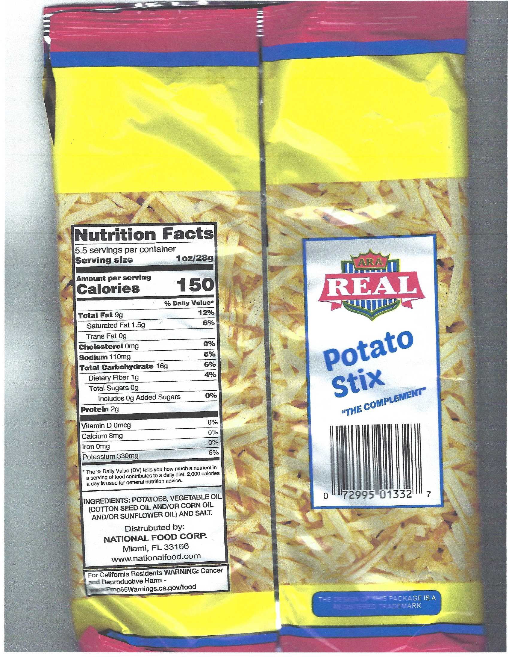 Real Potato Stix, 5.5 Oz.