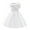 White, variant on Fesfesfes Toddler Girls Dress Solid Color Temperament Bowknot Off Shoulder Pleated Skirt Birthday Party Gown Long Dresses