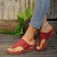 thumbnail image 6 of Daolelai Flip-Toe Casual Thick-Soled Flower Beach Sandals, 6 of 8
