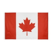 Yocowu 90x150cm Canada Drapeau National Feuille d'Érable Rouge Canadien Suspendus Bannière Drapeaux