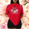 thumbnail image 3 of Playera Blusa De Best Mom Ever Moda Fashion Para Mujer Color Rojo Talla Extra Grande Marca Emil SaEs, 3 of 4