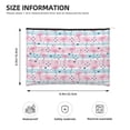 thumbnail image 4 of Haiem Striped Flamingo Music Lover Merch Makeup Bag, Cosmetic Bag,Singer Fans Cosmetic Bag, Portable Stationary Storage Organizer, Travel Makeup Bag, 4 of 8