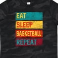 thumbnail image 4 of Inktastic Eat Sleep Basketball Repeat Boys or Girls Toddler T-Shirt, 4 of 5
