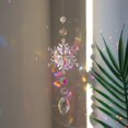 thumbnail image 5 of 4PCS Christmas Crystal Snowflake Sun Catcher, Sparkling Wind Chime Pendant, Crystals Sun Catchers, for Chandeliers, Garden, Christmas Tree Decoration, 5 of 9