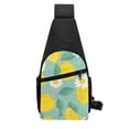 thumbnail image 6 of Wukai Lemons Chamomile Flowers And Leaves Versatile Chest Bag with Adjustable Strap and Multiple Pockets for Daily Use, Outdoor Sports, Shopping, and Excursions, 6 of 6