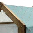 thumbnail image 4 of Anchor Pet House, Nauticals on Pastel Colored Background Sailor Theme Sea Pattern, Outdoor & Indoor Portable Dog Kennel with Pillow and Cover, 5 Sizes, Pale Blue and Vermilion, by Ambesonne, 4 of 4