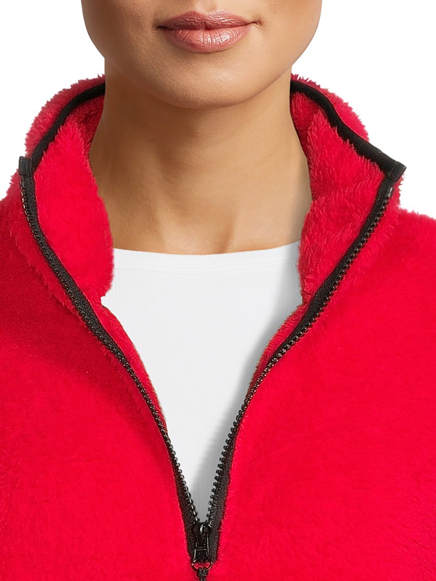 pink sherpa pullover walmart