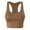 Coffee, variant on Timegard Sports Bras for Women Racerback Coverage Full Support Seamless No Underwire Workout Yoga Bras