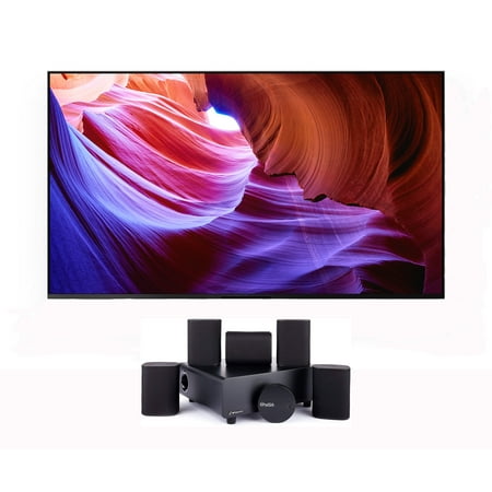 Sony KD50X85K 50" 4K HDR LED with PS5 Features Smart TV with a Platin MILAN-5-1-SOUNDSEND 5.1 Immersive Cinema-Style Sound System (2022)