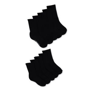 U.S. Polo Assn. Boys Crew Socks, 10-Pack