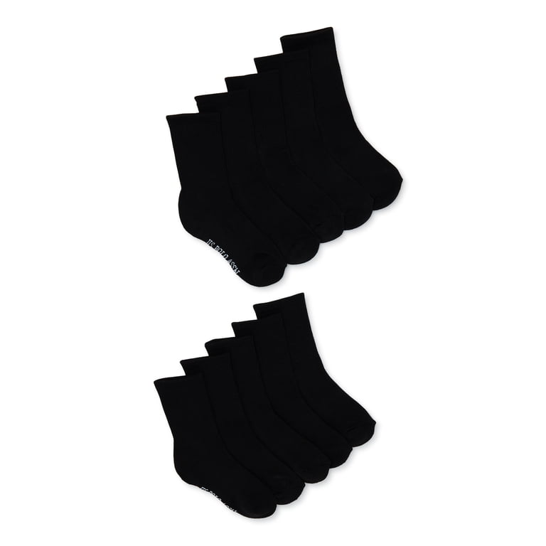 U.S. Polo Assn. Boys Crew Socks, 10-Pack photo 1