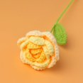 thumbnail image 1 of Girasol tejido a mano terminado, flor artificial, tejido de lana hecho a mano, girasol, tulipán, rosa, regalo, 1 of 6