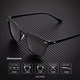 thumbnail image 4 of Gafas de sol KALIYADI polarizadas semisin montura que bloquean los rayos UV, 4 of 6