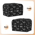 thumbnail image 3 of Yiaed Ho-Ho-Ho 2 Print Two Slice Bread Machine Cover, Universal Size Kitchen Appliance Cover for Bread Machine,Bread Machine Cover, 3 of 7