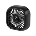 thumbnail image 3 of deevoka Small Car Cooling Fan Car Small USB Fan with 7 Colorful Light for Vehicle SUV RV Black, 3 of 9