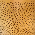 thumbnail image 5 of 10" Decorative Iron Wastebasket Trash Can - Matte Gold - Leaf Etched Design, 5 of 16