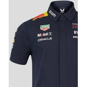 Red Bull Racing F1 Mens 2024 Team Button Down Shirt- Navy