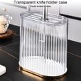 thumbnail image 5 of Reheyre Cutter Organizer Rack - Visible Design, Large Capacity - Transparent Cutter Utensil Holder, 5 of 8