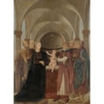thumbnail image 3 of Luca Signorelli 11x14 Black Modern Framed Museum Art Print Titled - The Presentation&nbsp;In the Temple, 3 of 5