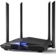 thumbnail image 1 of Tenda AC6 WiFi Router Inalámbrico Inteligente, Enrutador AC1200, Doble Banda de 2.4G y 5G, 4 Antenas Externas de 5dBi, MU-MIMO, Beamforming, Ahorro de Energía, Configuración Fácil, Negro,Black, 1 of 17