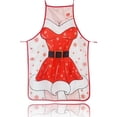thumbnail image 3 of Delantal de Feliz Navidad, adornos de Feliz Año Nuevo, regalo de Navidad, adornos navideños para el hogar, decoración navideña, Navidad 2021, 3 of 4