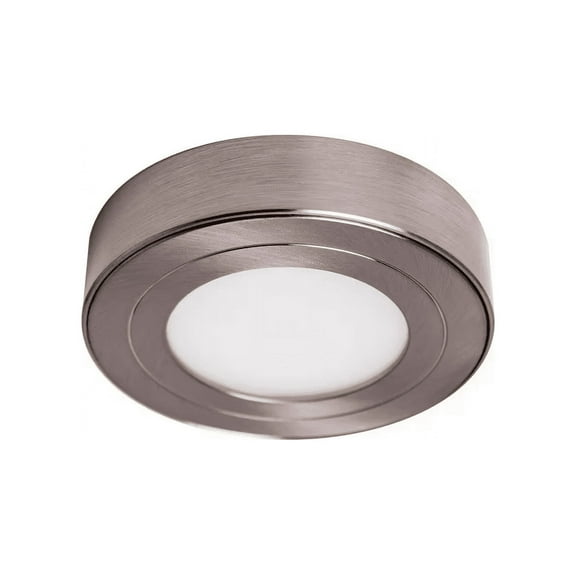 Armacost Lighting PureVue Dimmable Daylight White (5000K) LED Brushed Steel Puck Light