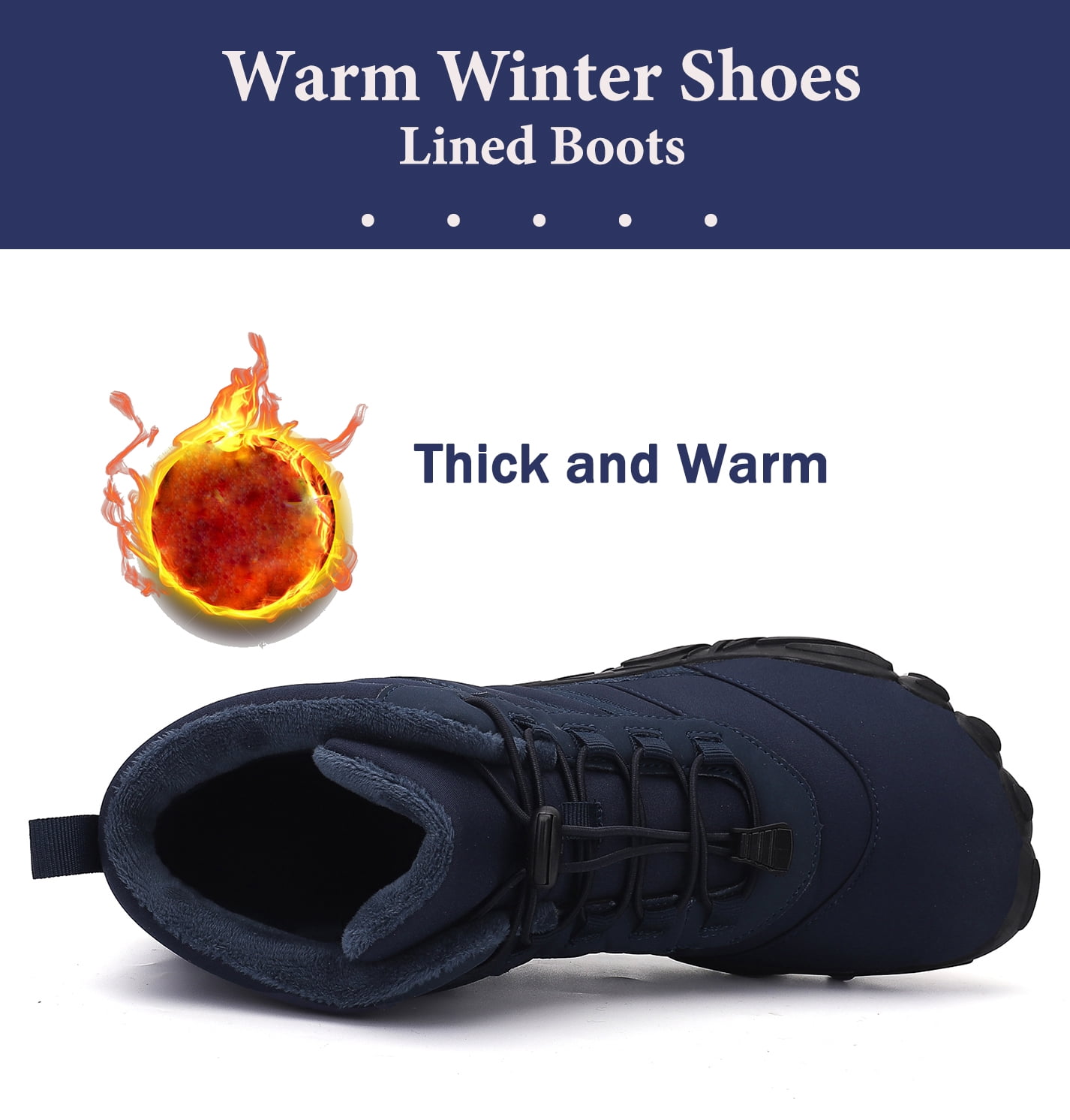 Cyiecw Barefoot Shoe Men Women Minimalist Trail Running Barefoot Sneakers Waterproof Hi-top Hiking Boots Wide Toe Box Cross Training Shoes Zero Drop Sole