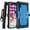 Blue, variant on GoldCherry iPhone X/XS 5.8 inch case, Heavy Duty Shockproof Rugged Hybrid Housing with Rotating Belt Clip and Bracket for apple iPhone X/XS 5.8 inch(Purple)