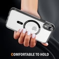 thumbnail image 5 of Magnetic for iPhone XR Case, [Compatible with MagSafe] [Full Camera Protection] [10FT Drop Protection] Non-Yellowing Shockproof Protective Slim Phone Case for iPhone XR,Black, 5 of 7