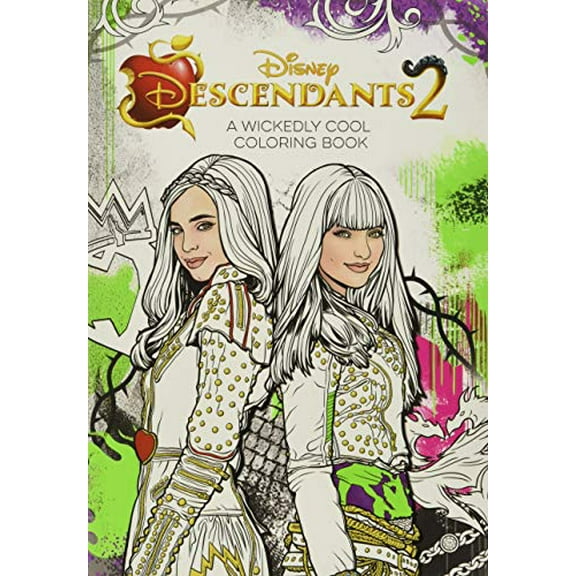 Pre-Owned Descendants 2 a Wickedly Cool Coloring Book (Art of Coloring) Paperback