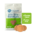 thumbnail image 5 of TruColour Skin Tone Bandages, Flexible Fabric, Spot Shape - Olive, 50 Count, 1 Pack, 5 of 9