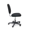 thumbnail image 5 of Bowery Hill Swivel Upholstered Armless Office Chair in Black, 5 of 5