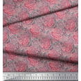 thumbnail image 2 of Soimoi Rayon Fabric Brush Stroke Abstract Decor Fabric Printed Yard 56 Inch Wide, 2 of 3
