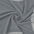 thumbnail image 4 of Ox Bay Gray/White Tartan Plaid Cotton Throw Blanket, 50" x 60", 4 of 9
