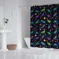thumbnail image 2 of Space Dinosaur Pattern Shower Curtain 72"x84" ,Bathroom Decorative Shower Curtains Set with 12 Hooks,Modern Waterproof Washable Shower Curtain, 2 of 6