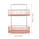 thumbnail image 2 of WRITWAA Rack Para Especias De Hierro Resistente Color Oro Rosa Con Fácil Instalación Para Cocina Y, 2 of 6