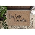 thumbnail image 2 of 40*60cm Christmas Blanket Christmas Festival Decoration Front Door Carpet Xmas Holiday Decorative Christmas Tree and Snowflake Pattern Welcome Mat Outdoor Rug Front Door Mat Layering 1-J, 2 of 4