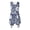 Blue White Floral Print, variant on HELLHERO Summer Long Dresses, Sea Turtle Starfish Print Side Pockets Summer Sleeveless Dress, Tank Pleated Sleeveless Sundress for Cocktail Party Weekend Getaways