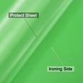 thumbnail image 3 of Uxcell 3 PCS Heat Transfer Vinyl Light Green 12" x 10" HTV Iron-on Vinyl Sheet, 3 of 5