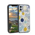 thumbnail image 1 of Compatible with iPhone 12 Phone Case, Geometric-Circles Case Men Women, Flexible Silicone Shockproof Case for iPhone 12, 1 of 1