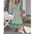 thumbnail image 3 of Vestido Con Dobladillo Suelto Vestido Largo De Verano Agradable A La Piel Para Mujer Para Uso Diario Para Vacaciones En La Playa ANGGREK Ropa, 3 of 8