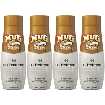 SodaStream Mug Root Beer Drink Mix 14.9 fl oz/ 4pk