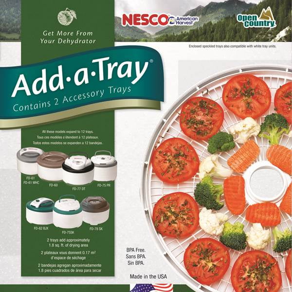 Nesco American Harvest LT-2SG Add-A-Tray for FD-75PR Dehydrator