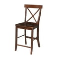thumbnail image 3 of International Concepts X-Back Counter Stool, 3 of 3