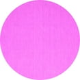 thumbnail image 1 of Ahgly Company Indoor Round Abstract Pink Contemporary Area Rugs, 3' Round, 1 of 4