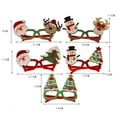 thumbnail image 7 of Bueautybox Holiday Glasses,Cute Christmas Glasses Frames,Flexibility to Fit All Sizes,Great Fun and Festive for Annual Holiday and Seasons Themes, Christmas Party,Christmas Dinner,photos booth., 7 of 7
