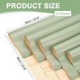 thumbnail image 2 of Uxcell Flower Gift Wrapping Paper, Double Sided Waterproof Bouquet Wrap for Wedding DIY Craft Green, 2 of 7
