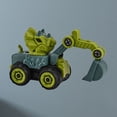 thumbnail image 1 of Dinosaur Construction Vehicles, DIY Playset Excavators Toy, Creative and Problem Solving, Durable Material, Versatile Display for Kids, 1 of 7